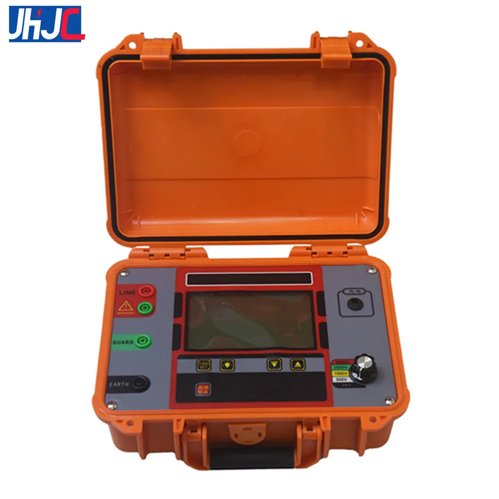 عالية الدقة الرقمية 1KV-10KV Megohmmeter الفولتميتر الدائرة اختبار Megameter العزل الأرض الأرض المقاومة تستر Megameter