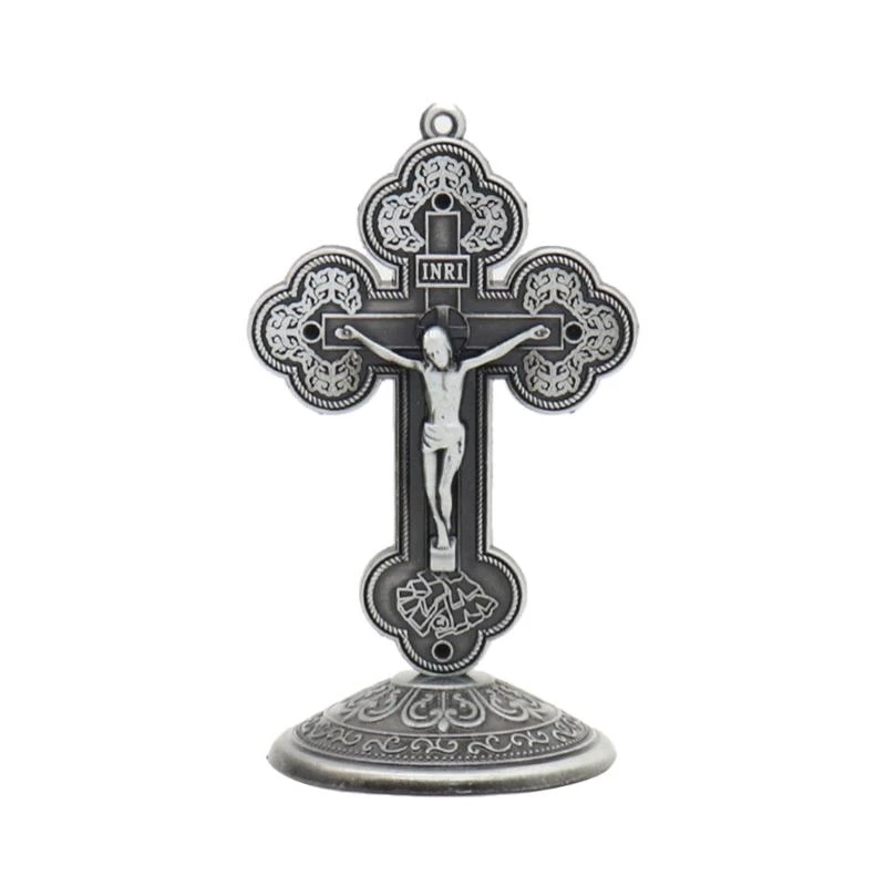 

Decorative VintageCross Home Shelf Tabletop Ornaments Pendant for Church Shelf