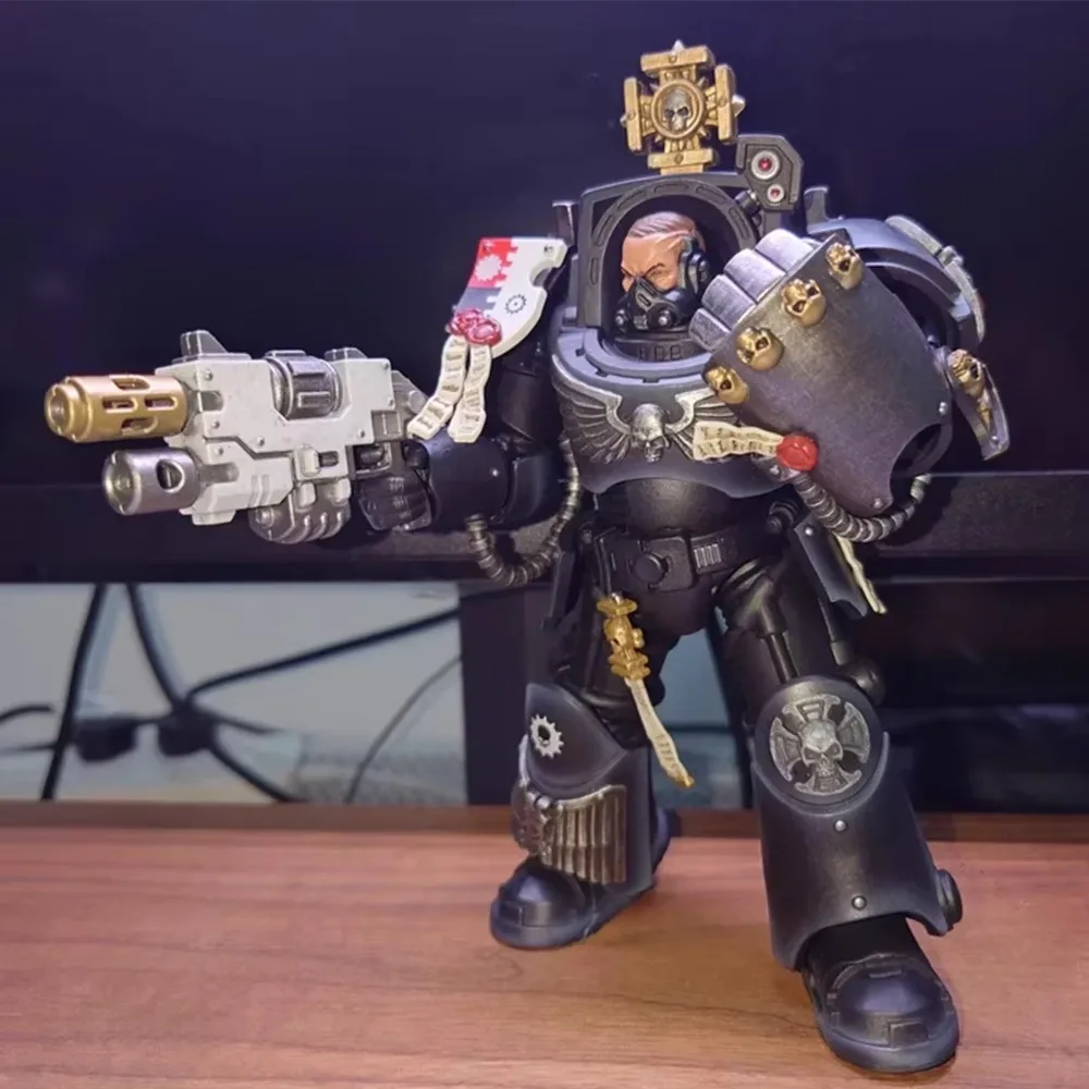 لعبة الفرح Warhammer 40K شخصية الأيدي الحديدية الكابتن في درع المنهي عمل الشكل المشترك المنقولة تمثال جمع اللعب نموذج