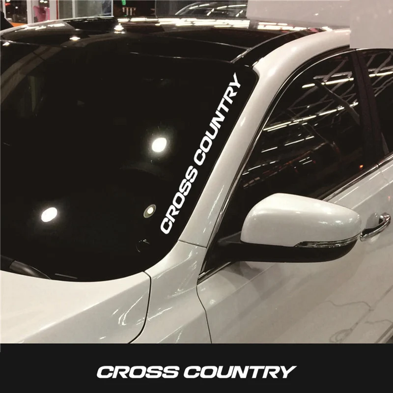

Cross Country Car Windshield Windows Sticker For Volvo C30 S60 V50 XC90 XC60 V40 V60 V70 AWD C70 S80 S90 T6 V90 XC40 XC70 S40