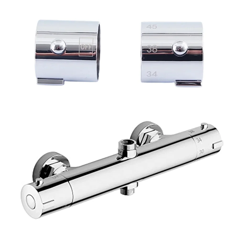 For Thermostatic faucet knob switches ABS plastic suitable for round rod For Thermostatic valves top and bottom water outlets