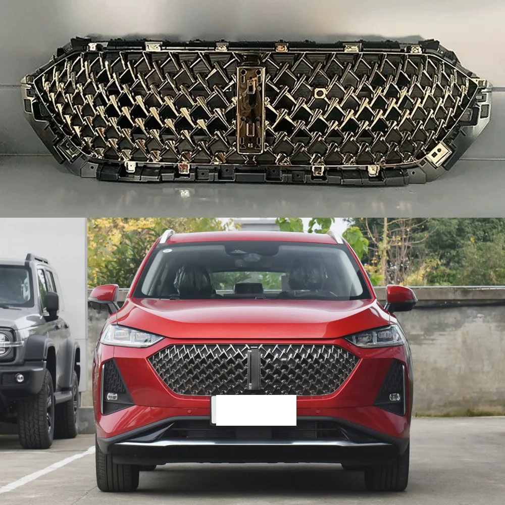 

For Wei Pi Macchiato 2021 2022 Grille Air Intake Grille Front Grille Assembly Radiator Protection Cover Auto Parts Repair Parts