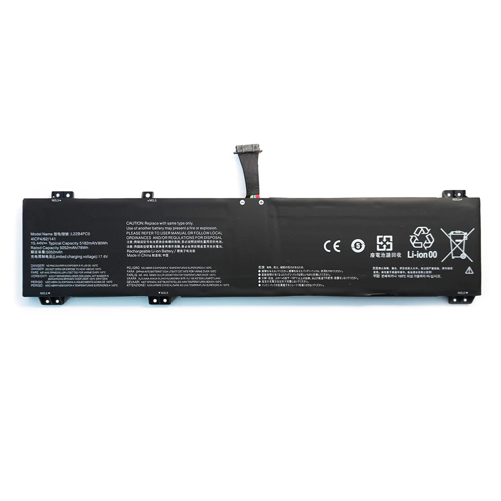 7XINbox L22B4PC0 15.44V 80Wh 5182mAh OEM Laptop Battery For Lenovo Legion Pro 5 ThinkBook 16p G4 IRH L22D4PC0 L22X4PC0 L22M4PC0