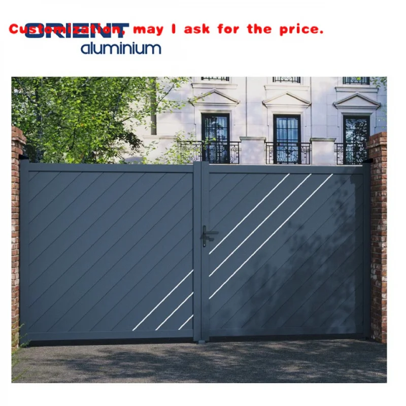 custom.Main Gate Designs Aluminium Retractable Gate Modern Iron Gate Designs Swing Withelectric Motor