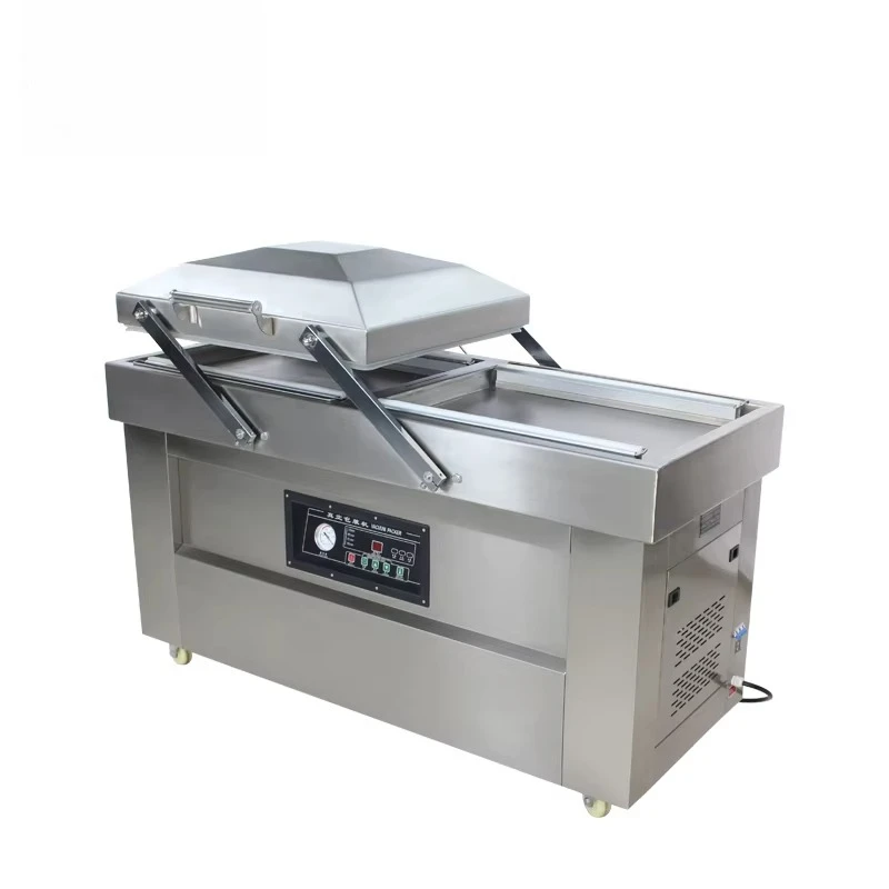 DZ600/2SB Dual-Chamber Automatic Vacuum Sealer Internal Vacuum Packer for Food Packaging