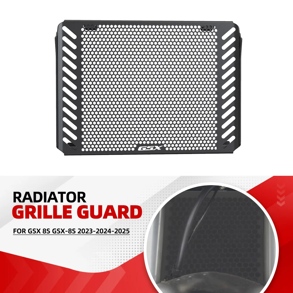 

FOR SUZUKI GSX 8S GSX-8S 2023-2024-2025 Side Radiator Cylinder Head Guard Motorcycle Engine Cooler Cover Protector Accessories