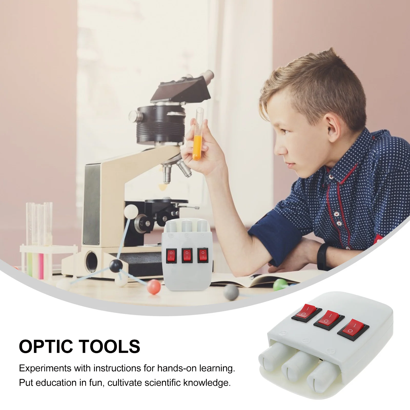 Laboratory Physical Optics Experiment Teaching Instrument School Tool Equipment Optical Light Three Source Apparatus