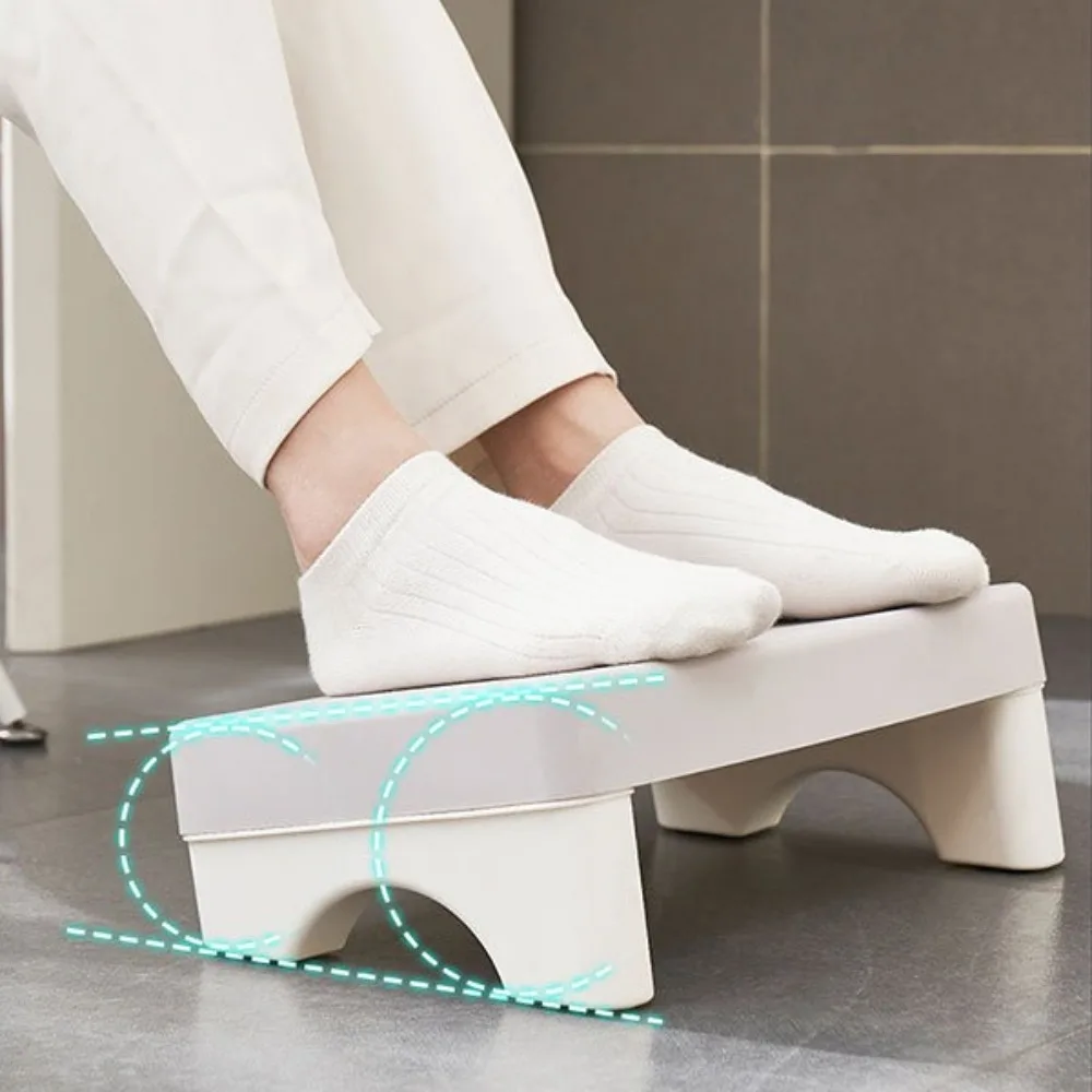 Ergonomic PP Footrest for Office Desk. Comfortable & Space-Saving,Fits Under Desk, Use at Work, Sofa & Study.