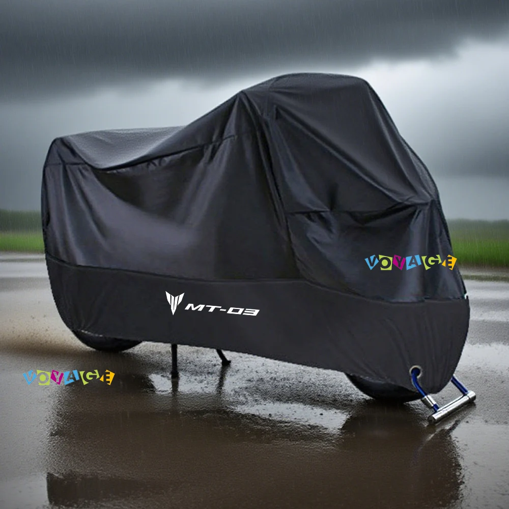 

For Yamaha MT-03 MT03 MT Rain Cover Waterproof Dustproof Outdoor Motocycle Cover Wear-Resistant Fabric Accessories