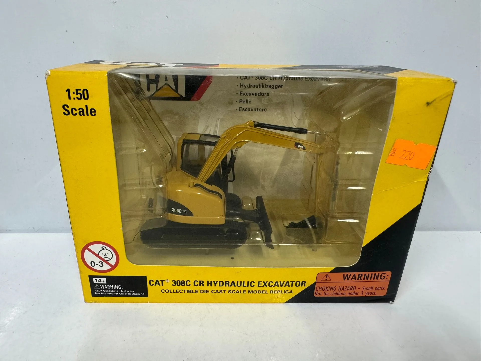 

Литой под давлением CAT масштаб 1/50 308C CR гидравлический экскаватор модель автомобиля Коллекционная игрушка в подарок сувенир дисплей орнамент