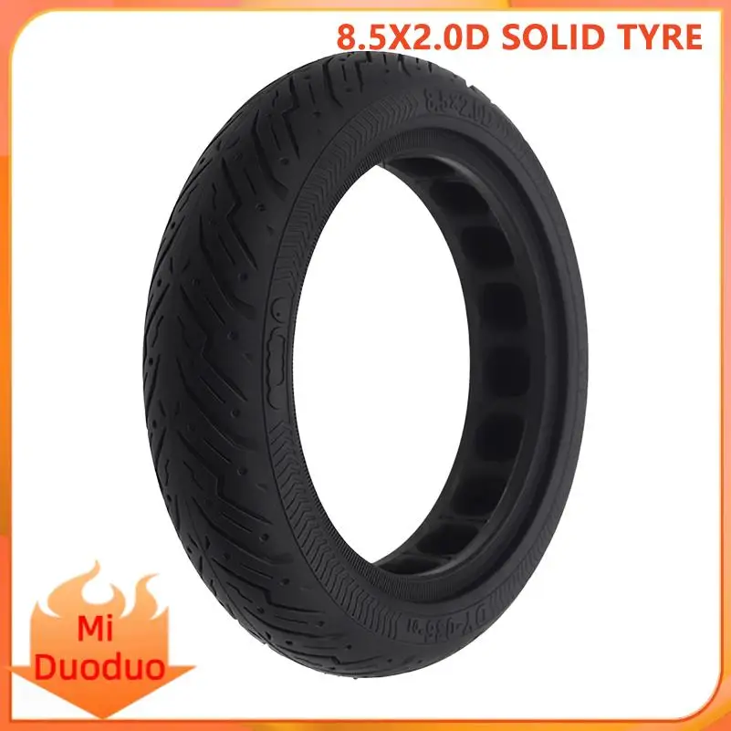 

8.5x2.0 Electric Scooter Solid Tire, 8.5-Inch Rubber Tire Replacement for Non-Pneumatic Use