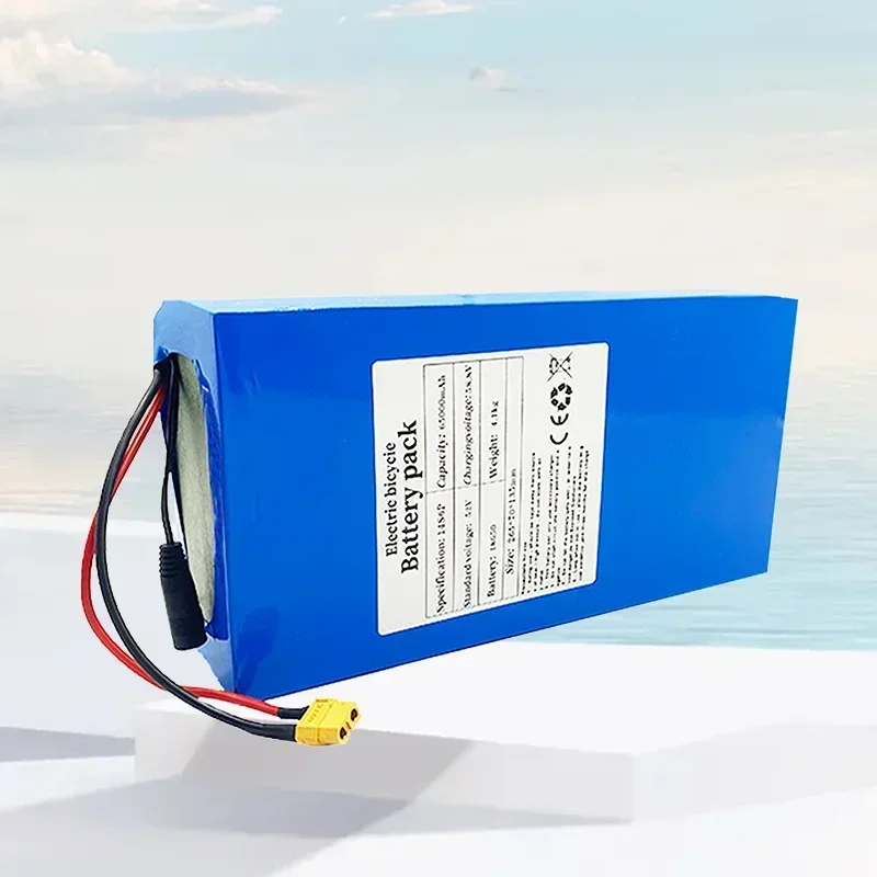 Brand New18650 65000mah 14S6P 52v Electric Bicycle Lithium Battery2000w Suitable for Balance Bikes, Scooters, Tricycles with BMS