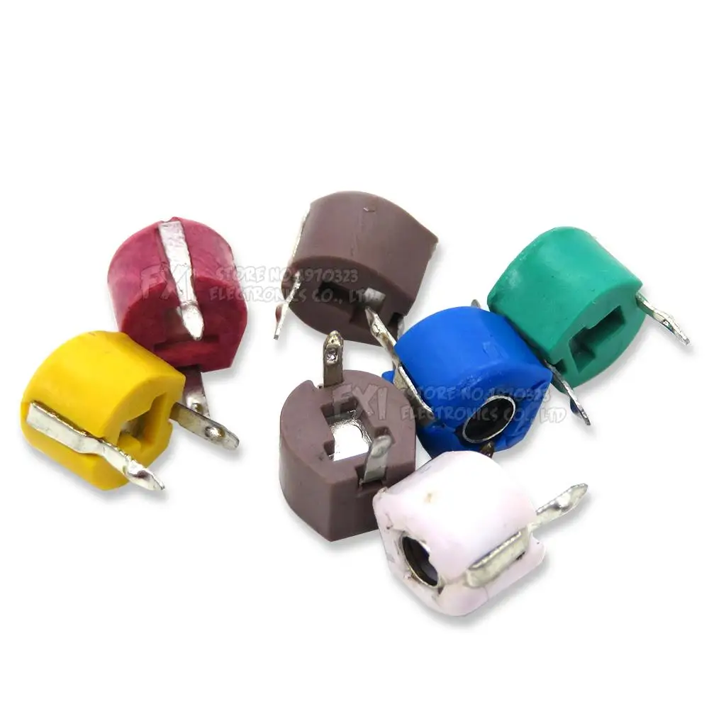10PCS Adjustable capacitor JML06-1-5/10/20/30/40/60PF 6mm JML06-1 5PF~120PF DIP trimmer hjxrhgal variable capacity