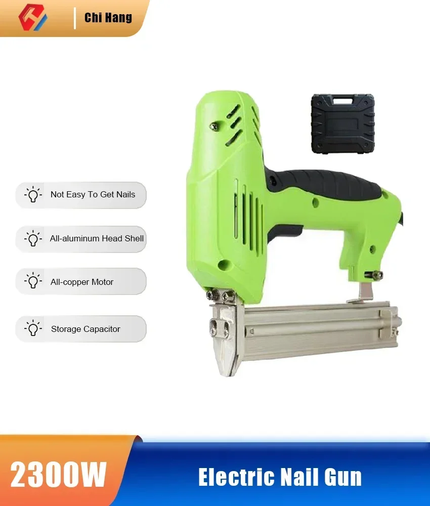 

New F30/F422 Multifunctional Electric Straight Nailer 220V/2000W Woodworking Special Air Nailer Manual Electric Ordering Gun