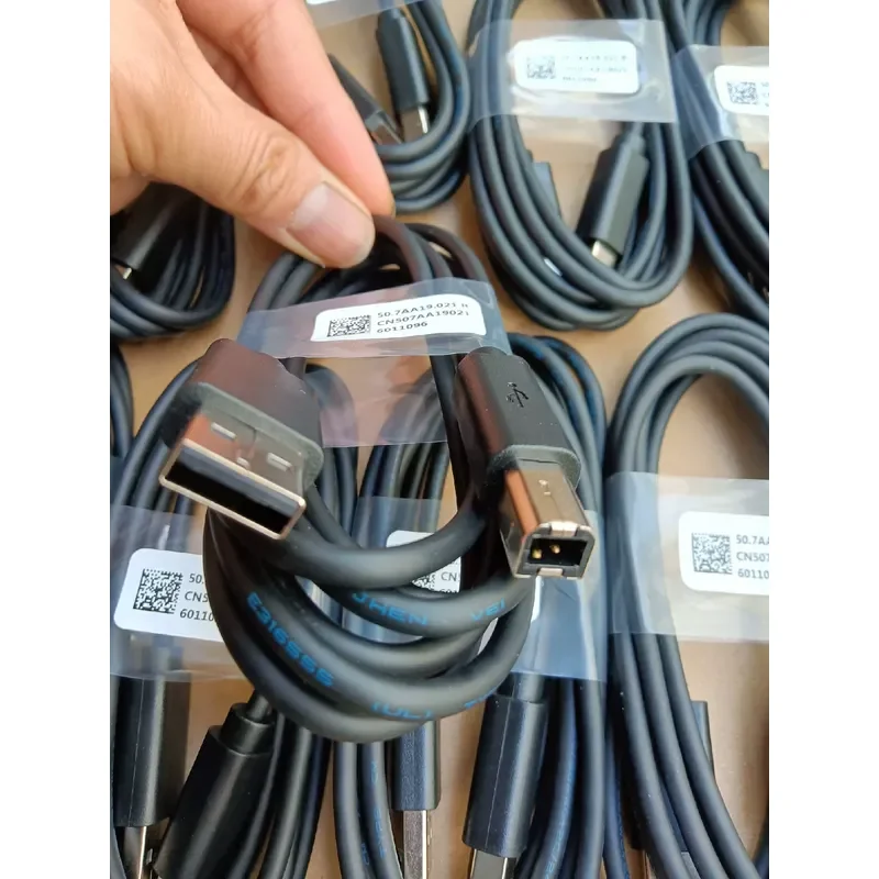 for Dell USB 2.0 Printer Cable Original Data Cord 5m 1.8m High Speed A to B Male to Male Wire for PC Laptop Scanner