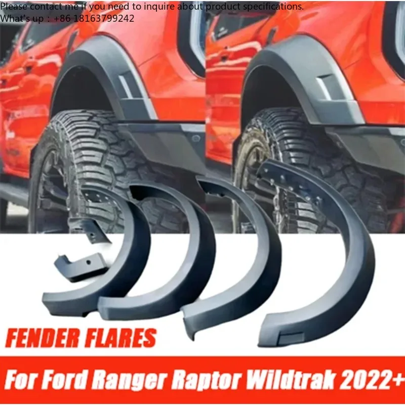 

Car Flares Arch Wheel Eyebrow Mudguard Wheel Protector Guard For Ranger Raptor 2022+ Wildtrak High-Spec Version