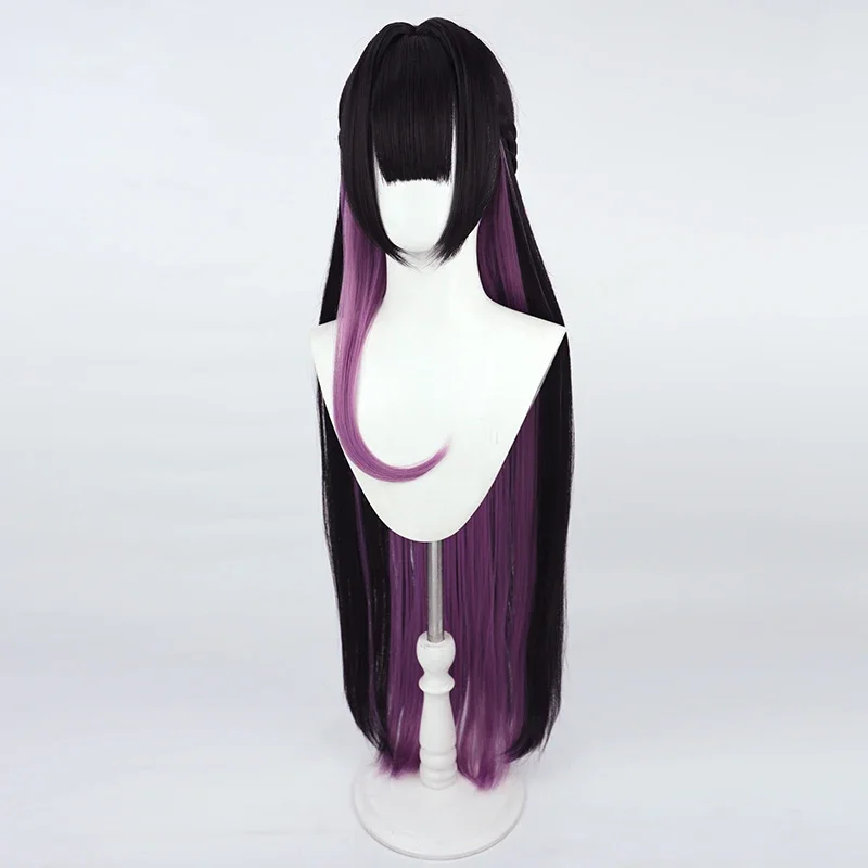 NIKKE Goddess of Victory Mihara Cosplay Wig Earrings Long Straight Women Hair Heat Resistant Synthetic Hair