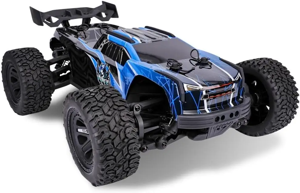 Valkyrie TR 1/10 Scale 4S Brushless RC Offroad Truggy – High Speed Electric RC Truggy with 3670 1950KV Motor, 120A ESC, 2.4GHz R