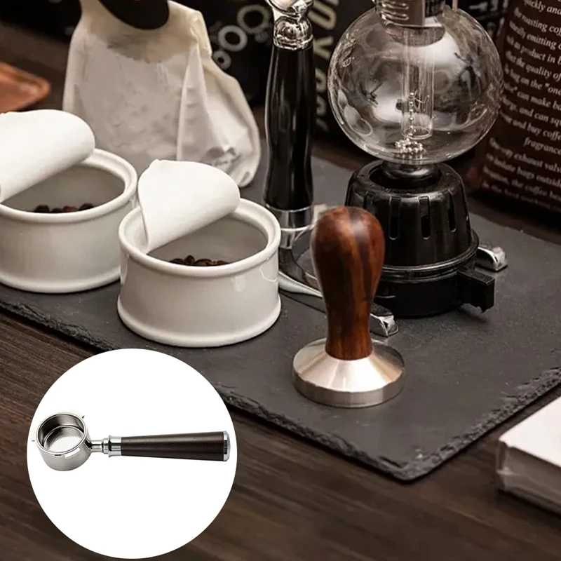 Kopi Bottomless Portafilter 51Mm Aksesori pengganti untuk Delonghi EC680 EC685 Filter keranjang mesin Espresso