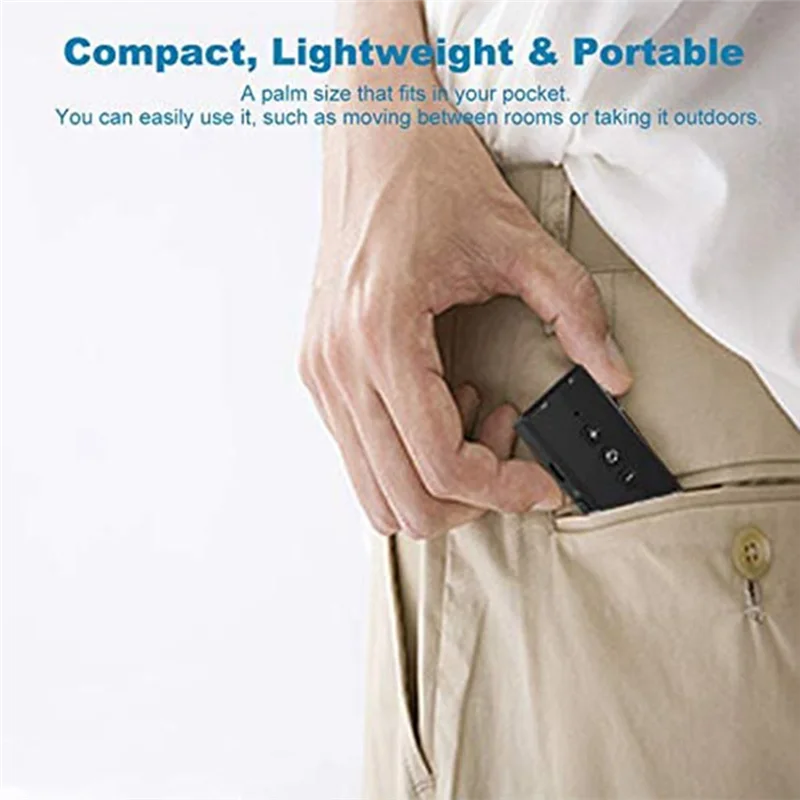 2X Bluetooth 5.0 송신기 수신기 3-In-1, TV PC 헤드폰 용 무선 3.5Mm 오디오 어댑터 홈 사운드 시스템 Car-BCBW