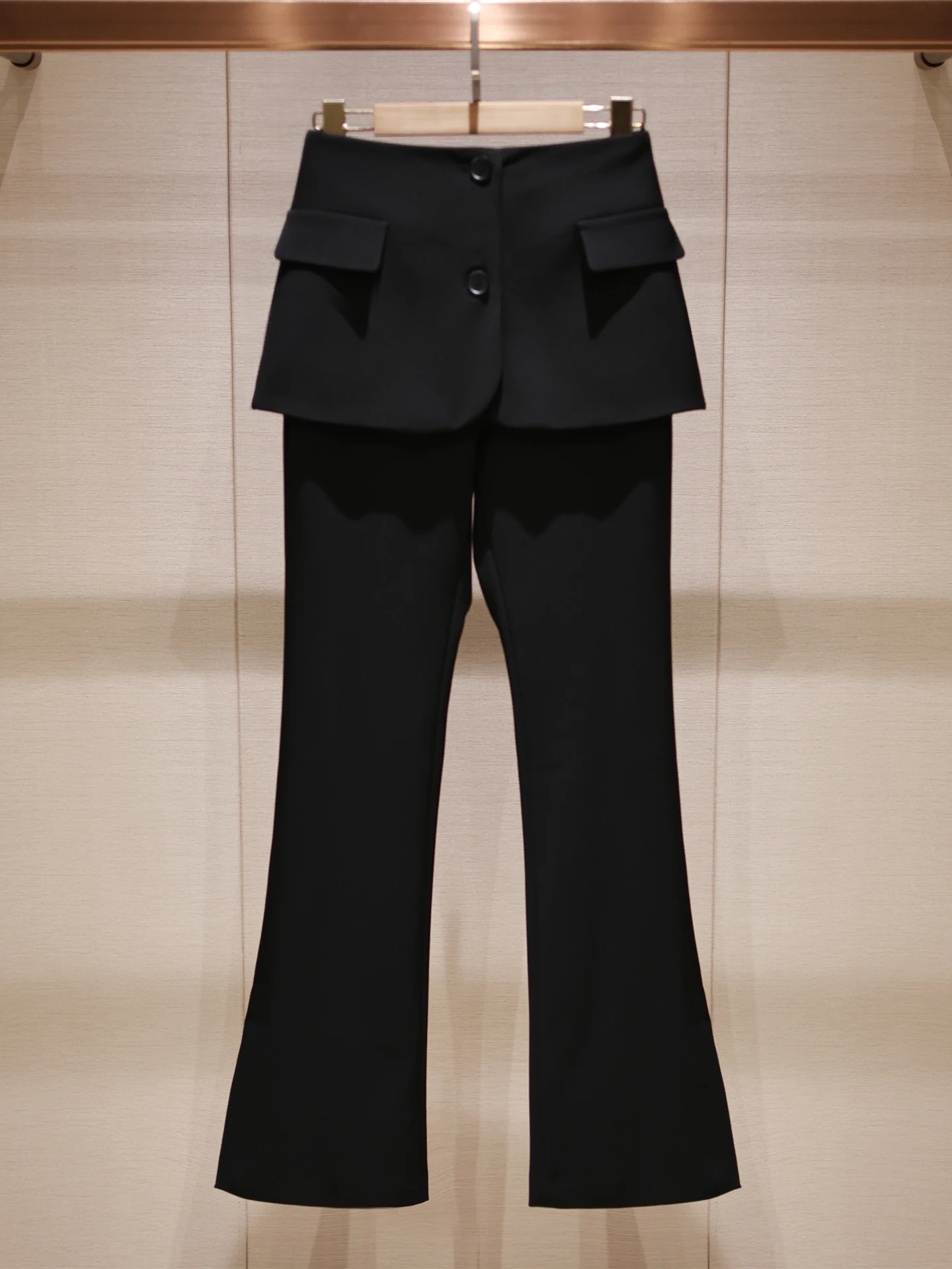 

Брюки женские с высокой талией, расклешенные, облегающие, с пуговицами, повседневные, для офиса, удобные, приятные к телу, дышащие...