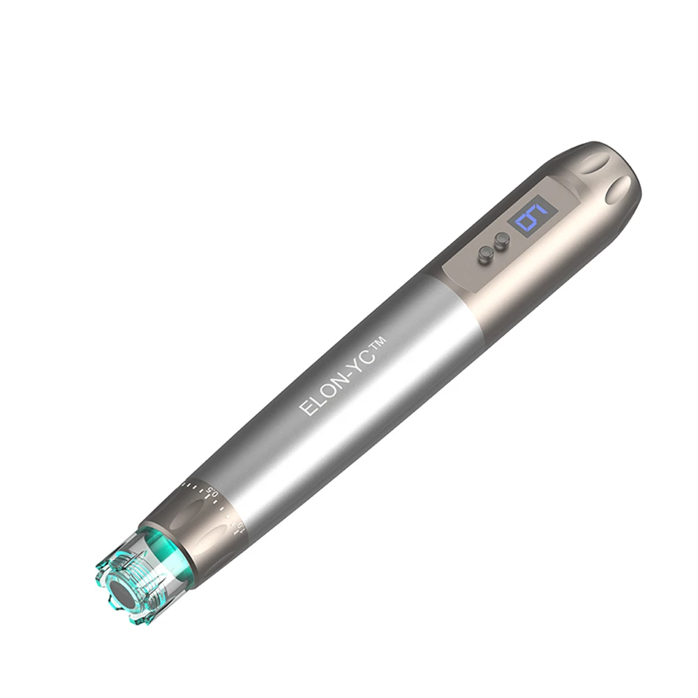 Hydra Derma Pen H6 inalámbrico, dispositivo profesional de belleza para el cuidado de la piel, con 5 cartuchos de aguja de piezas, de alta calidad