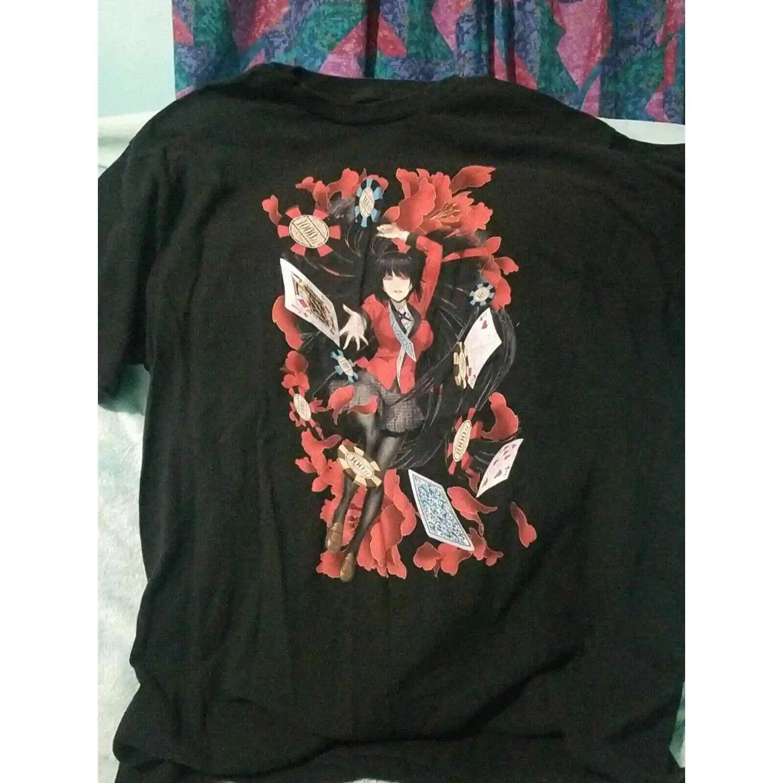 Kakeguri t-shirt Yumeko Jabami size Large preowned