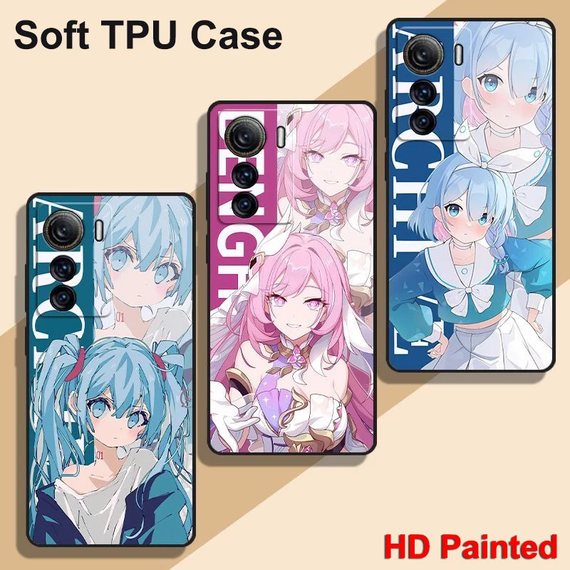 Para ZTE Axon 50 Ultra funda de teléfono para ZTE Axon50 funda suave de TPU a prueba de golpes para ZTE Axon 50Ultra contraportada Axon 40 30 Ultra Shell