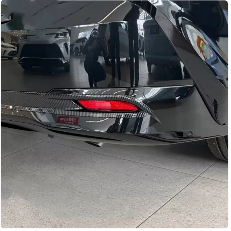 

Accessories For Toyota Camry 2024 2025 Carbon Fiber Car Rear Bumper Fog Light Lamp Cover Trim Tail Foglight Bezel Molding Trims