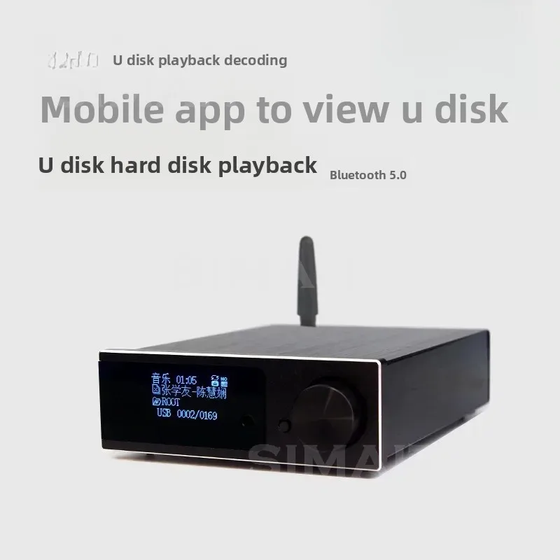 Xiaoying M1 USB Flash Drive Lossless Player, Dual 9028 Decoder, Mobile APP Digital Turntable, HIFI, Bluetooth 5.0