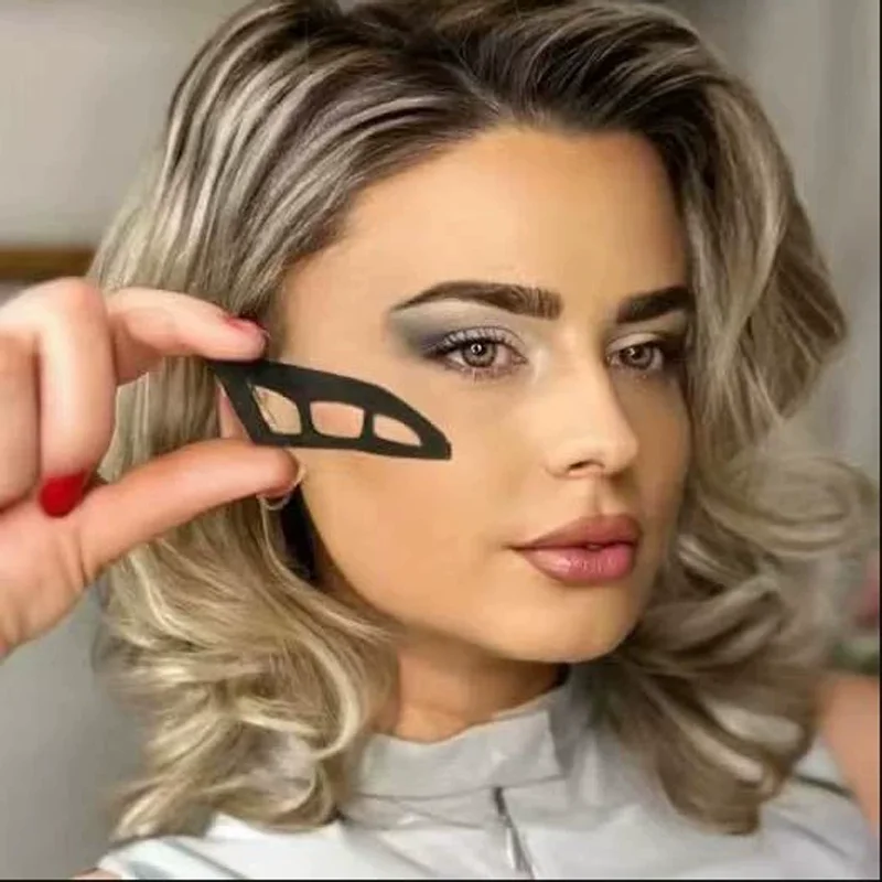 1-50PCs Female Eye Shadow Tool Multi-function Quick Eye Makeup Template Universal Eye Shadow Makeup Tool Suitable For Beginners