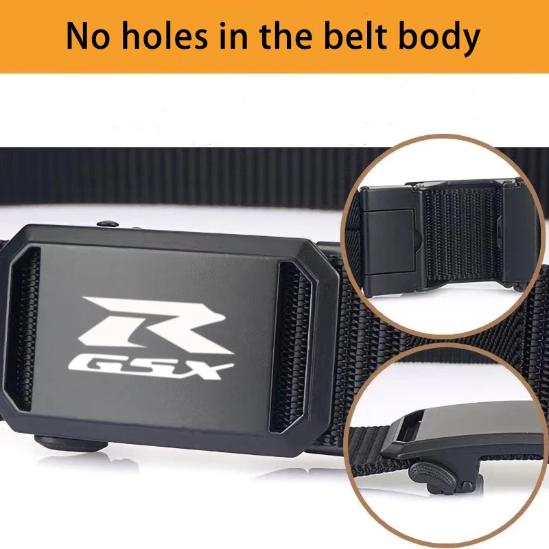 For Suzuki Gsxr 600 GSX-R 750 GSXR600 GSX R 750 1000 Motorcycle Tactical Belt Quick Release Outdoor Military Belts Accessories