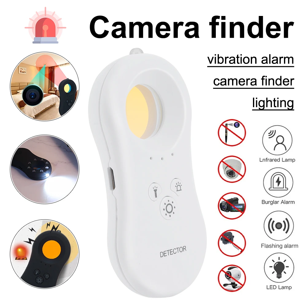 Multi-Function Mini Wireless Camera Device Finder GSM Signal Detector Anti-Candid Privacy Security Protect Vibration Alarm