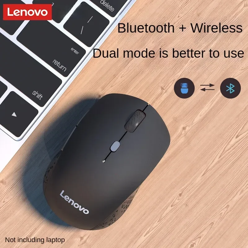 

Мышь Lenovo Беспроводная офисная эргономичная, 2,4 ГГц, Bluetooth 5,0, 3,0