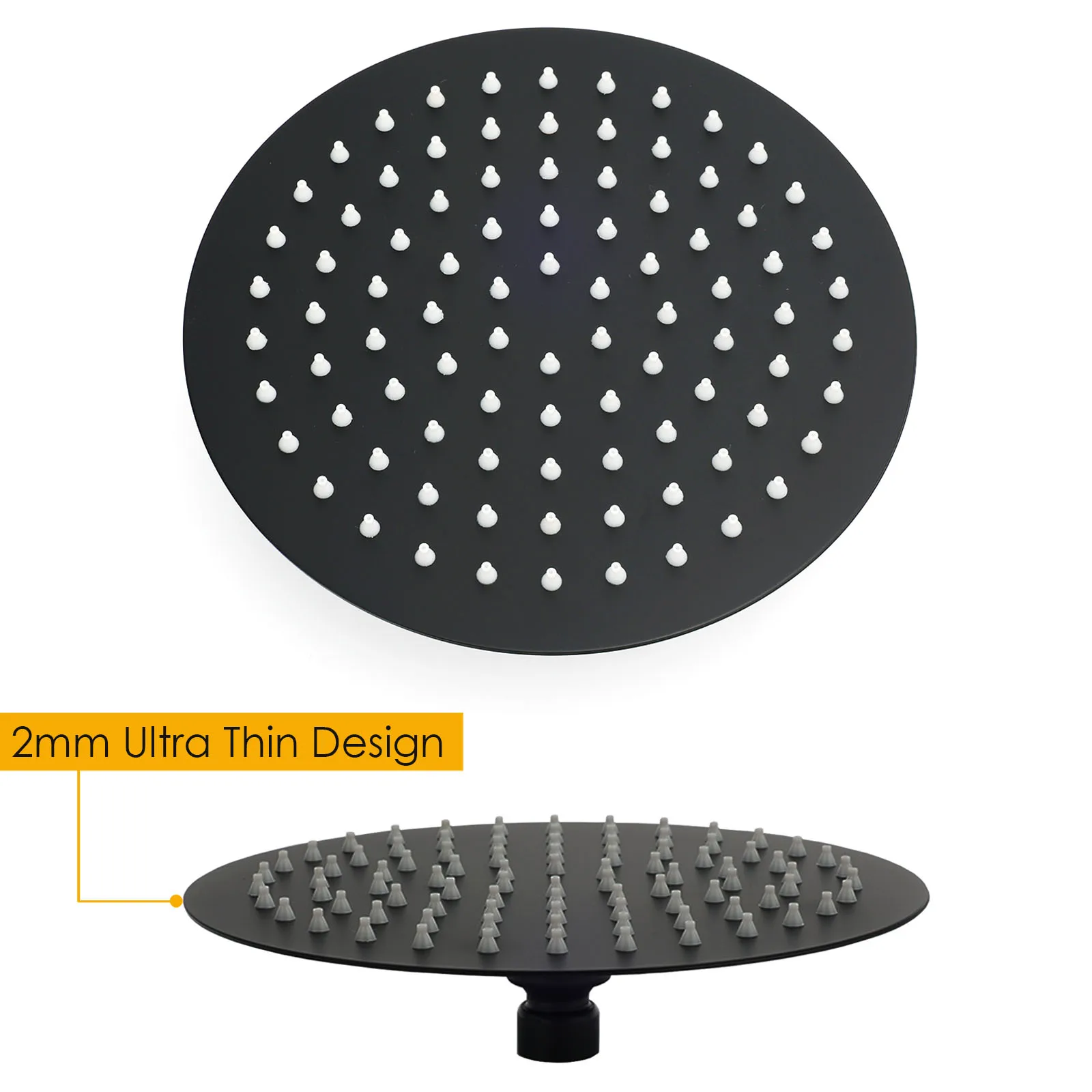**Sydney Stock** KYLINS Brushed Gold Gun Metal Chrome Black 8-16'' Rain Shower Head Set Ceiling Arm Mixer Taps WELS WATERMARK
