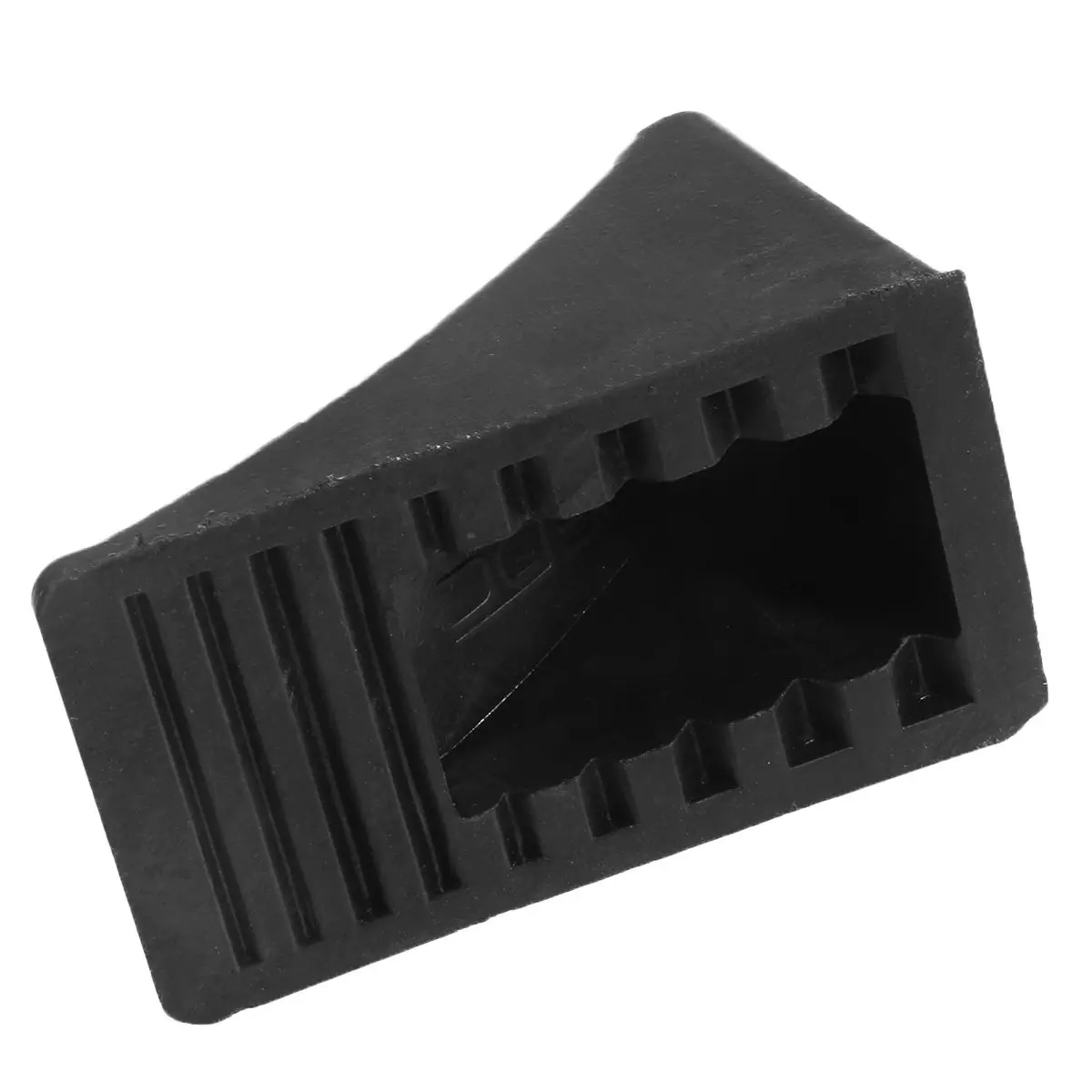 2Pcs Wheel Chock Small Car Solid Rubber Non Slip Oil Resistant Heavy Duty Tire Chocks Parking Stopper Wheel Chock