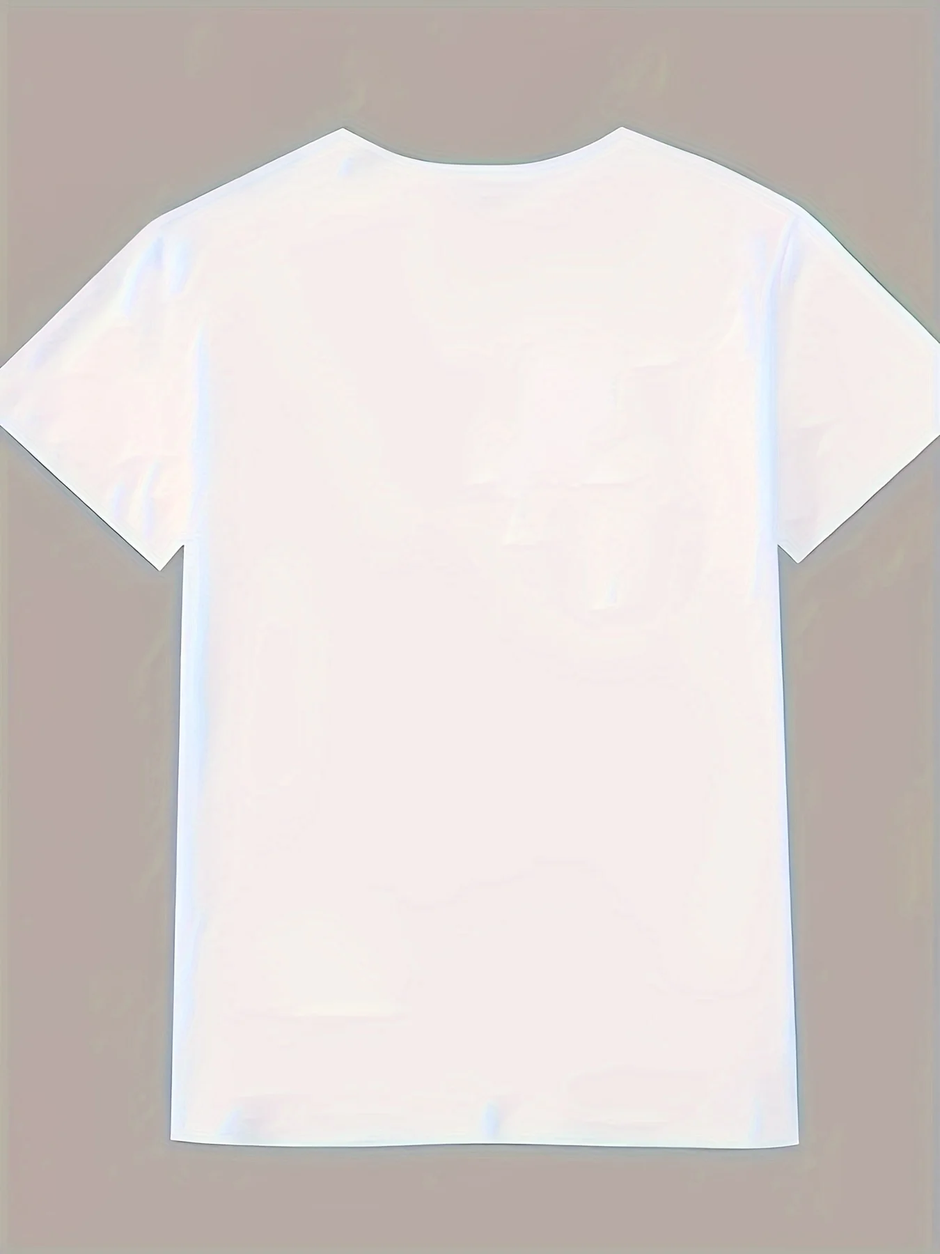 Elegant Crew Neck Workout Tee: Summer-Ready with Breathable Knit, Stretchy Comfort & Unique Portrait Graphic