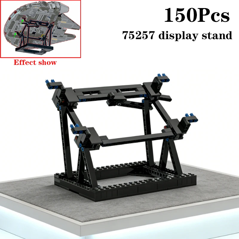 

MOC Display Stand for 75257 Falcon or 75389 Dark Falcon Building Blocks Model DIY Space Ship Stand Bricks Toy Gift only Bracket