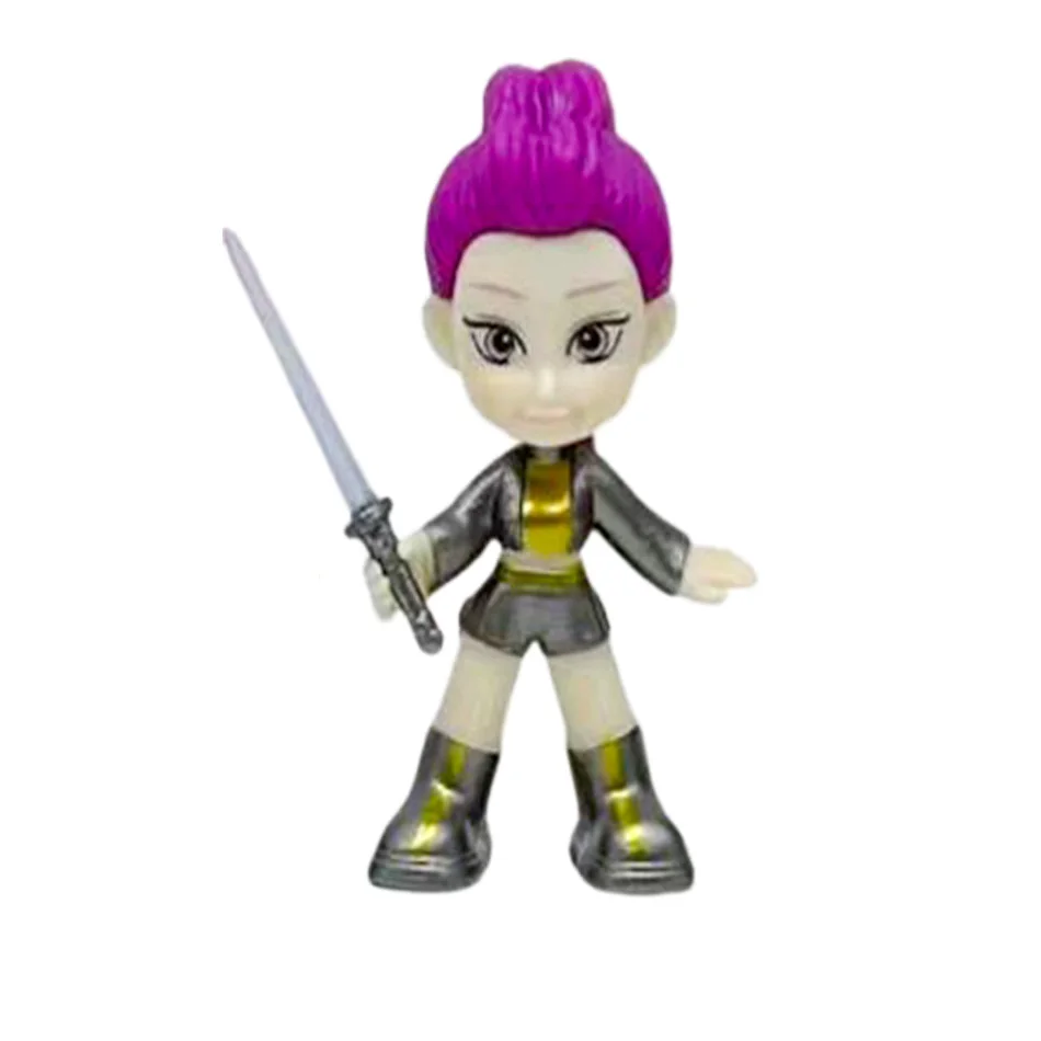 2026 Kpop Demon Hunters figura de Anime juguetes lindo PVC caja ciega articulaciones figura de acción modelo muñecas niños decoración de cumpleaños juguetes regalos