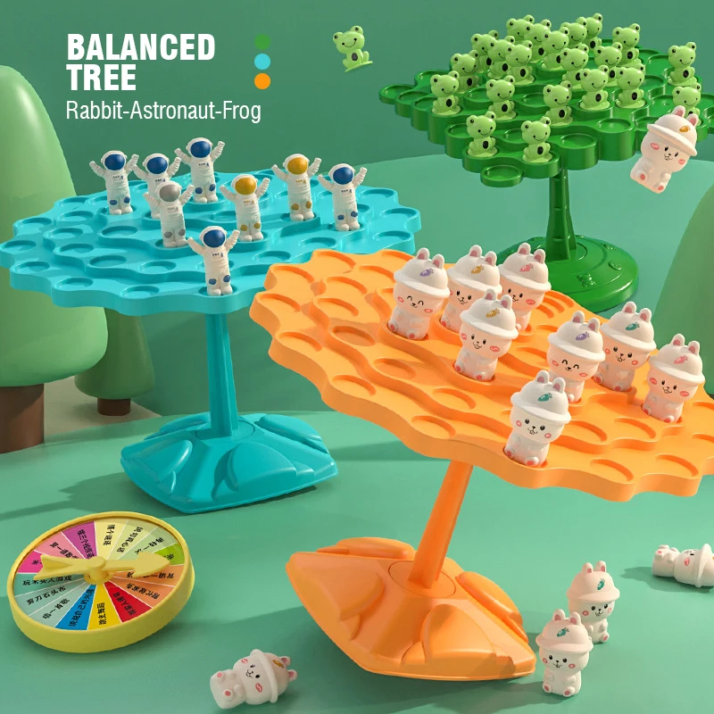 Balance Tree Math Toy Balancing Board Game Puzzle Frog Funny Tabletop Game Birthday Party Favors Holiday Table Games For Family