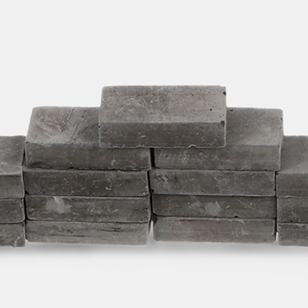 100개 미니어처 벽돌 모래 테이블 건축 시뮬레이션 벽돌 DIY 미니어처 풍경 장식 분재 조경 소품 가짜 벽돌