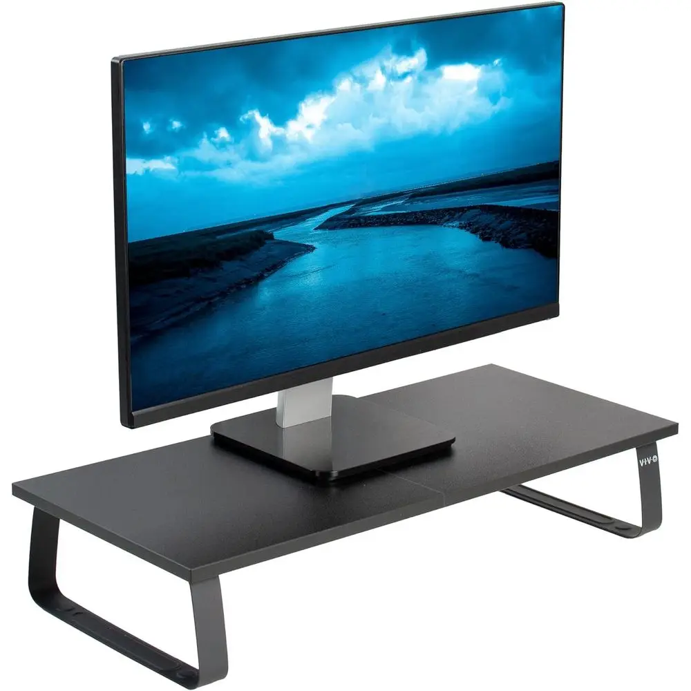 

Monitor and Laptop Stand, 24 inch Desktop Riser, Black