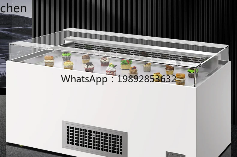 sandwich display cabinet refrigerated open fruit fishing horizontal island cabinet open