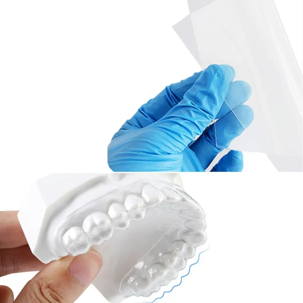 Dentistry Thermoforming Materials Square/Round Dental Orthodontic Splint Retainer Vacuum Forming Sheet Soft/Hard 0.5-3.0mm Tools
