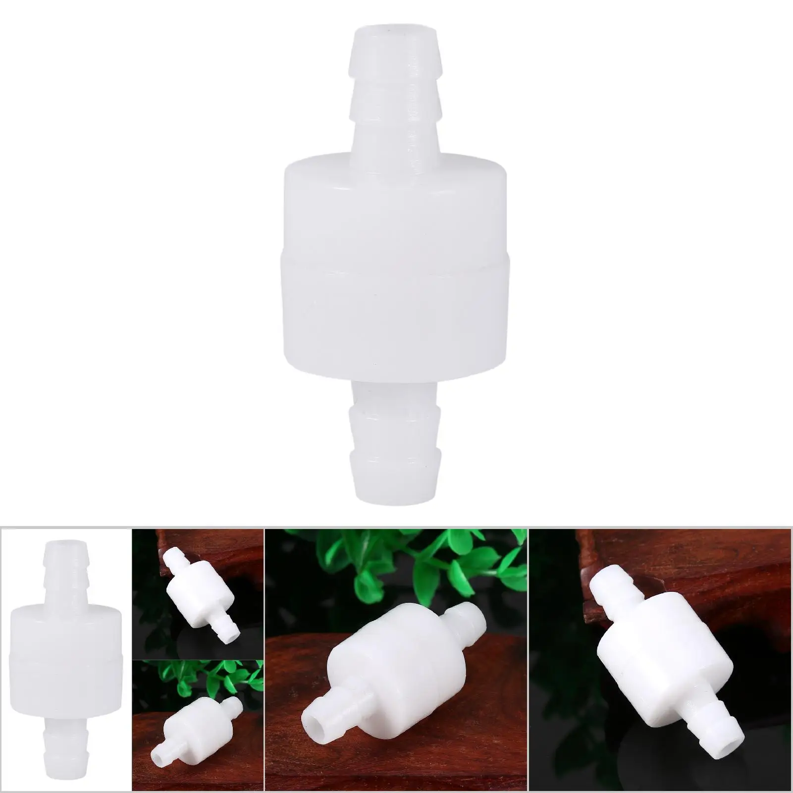 Valvola di ritegno in linea da 8 mm Olio combustibile Acqua Gas Aria Unidirezionale Non ritorno Durevole