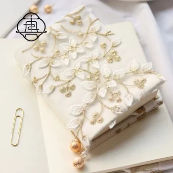 【Golden Vine】Original handmade A5 and A6 notebook covers protective book sleeve crafted fabric products diary cover, in stock