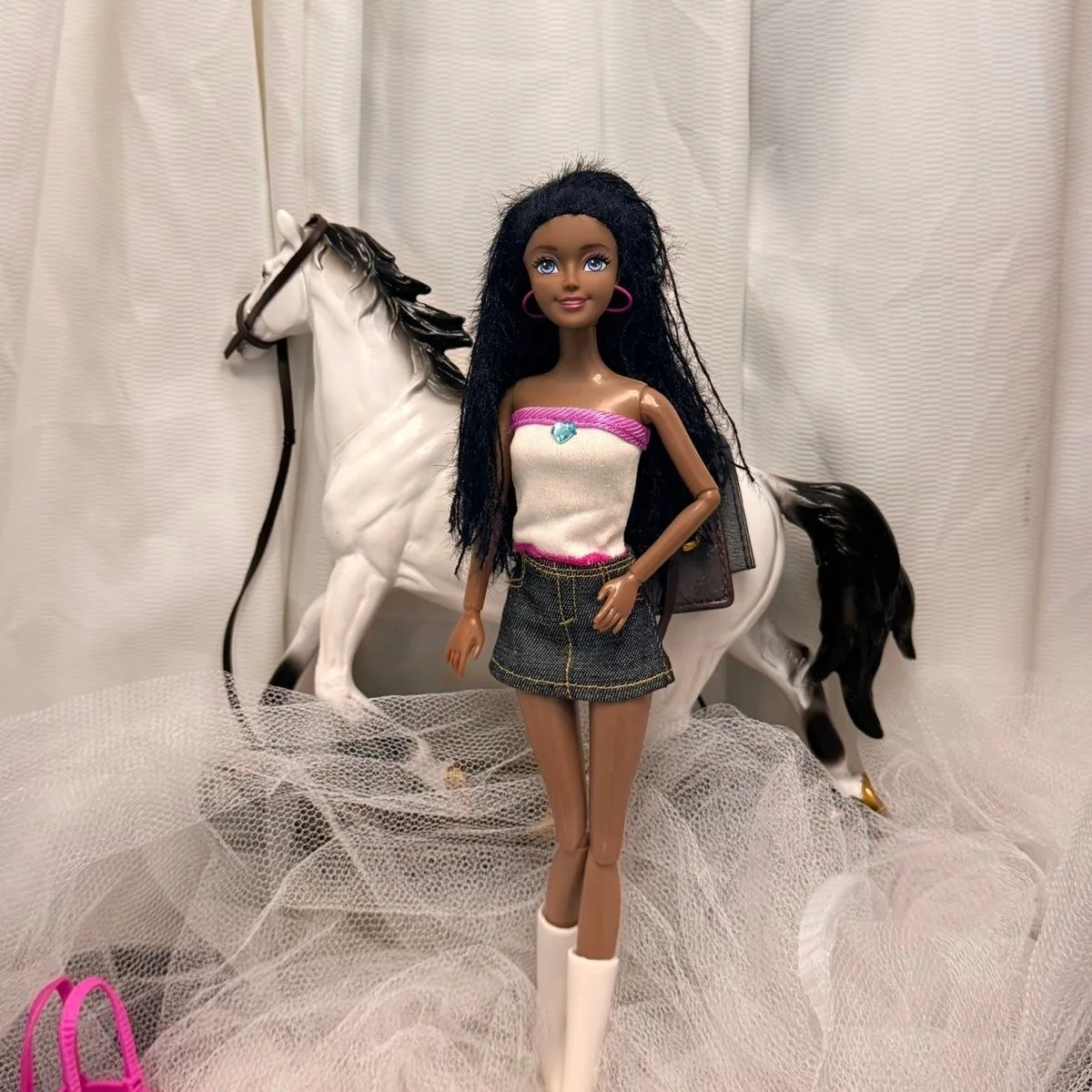 30 cm Mode Coole Afrikanische Schwarze Haut BABI Prinzessin Puppe 1/6 Gelenke Bewegliche Spice Mädchen Kleiden Set Mädchen Spielen haus Dress Up Spielzeug