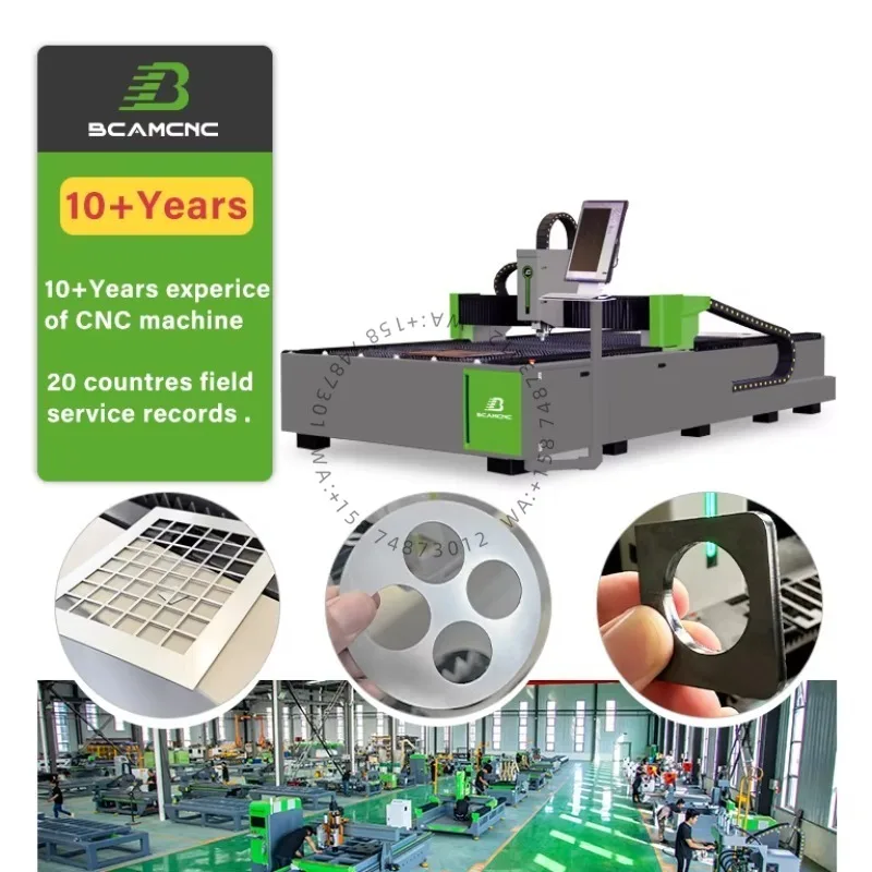 Bcamcnc 1300*900 4000*2000mm High Precision Fiber Las er Cutting Machine BCM1390 4020