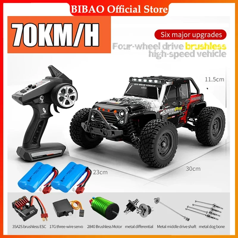 

16103PRO 1:16 4WD RC Car with LED 2.4G Remote Control Cars 70KM/H High Speed Drift Monster Truck for Kids VS WLtoys 144001 Toys