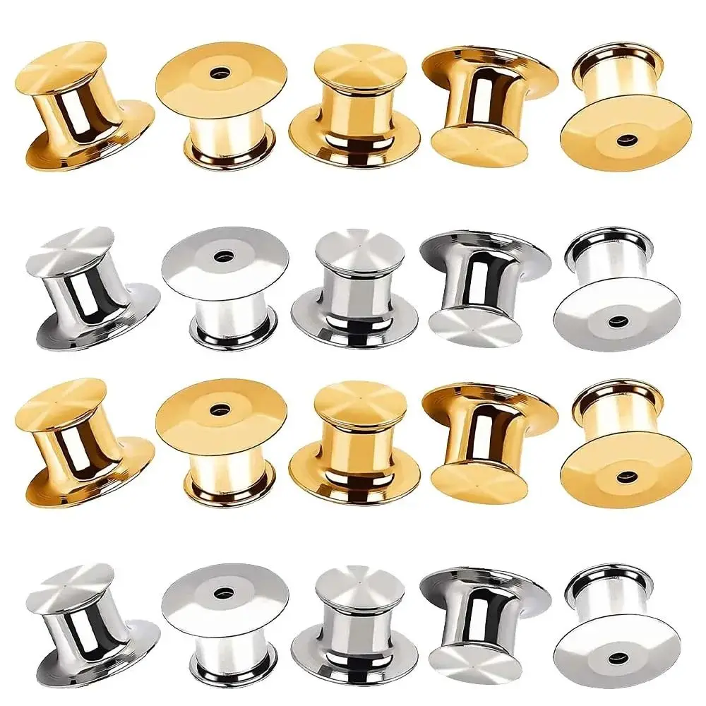 Resistente ao desgaste Locking Pin Backs, Sturdy Locks Keeper Fecho, Decoração de jóias, DIY Pin Acessórios, Brooch Base, Moda, 80Pcs